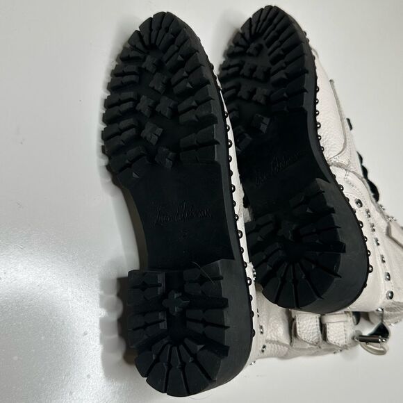 Sam Edelman Women's Jennifer Bright White Leather Size 5M - Picture 16 of 16